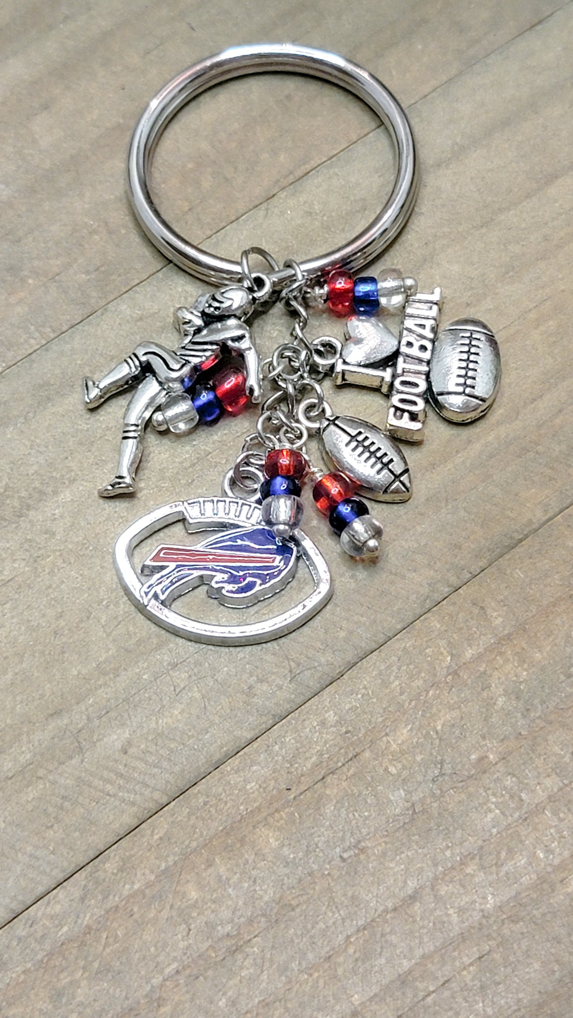 Buffalo Bills Keychain, Nicki Lynn Jewelry 