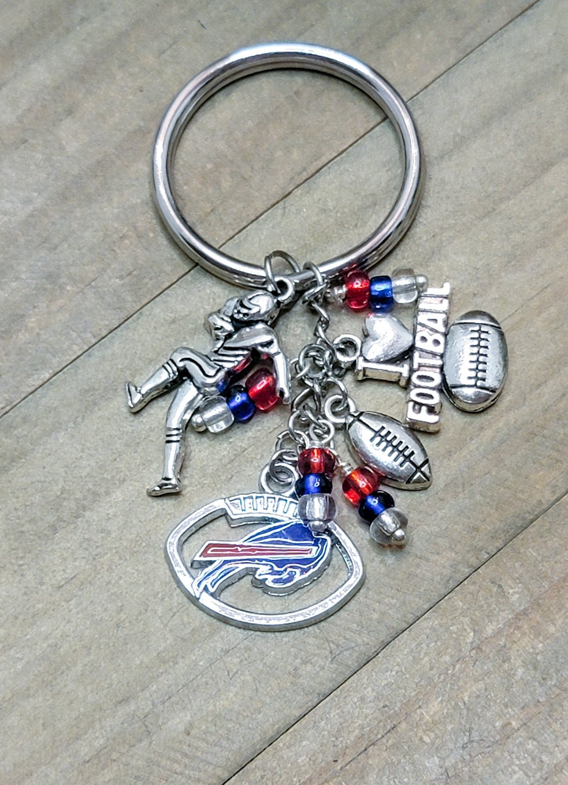 Buffalo Bills Keychain, Nicki Lynn Jewelry 