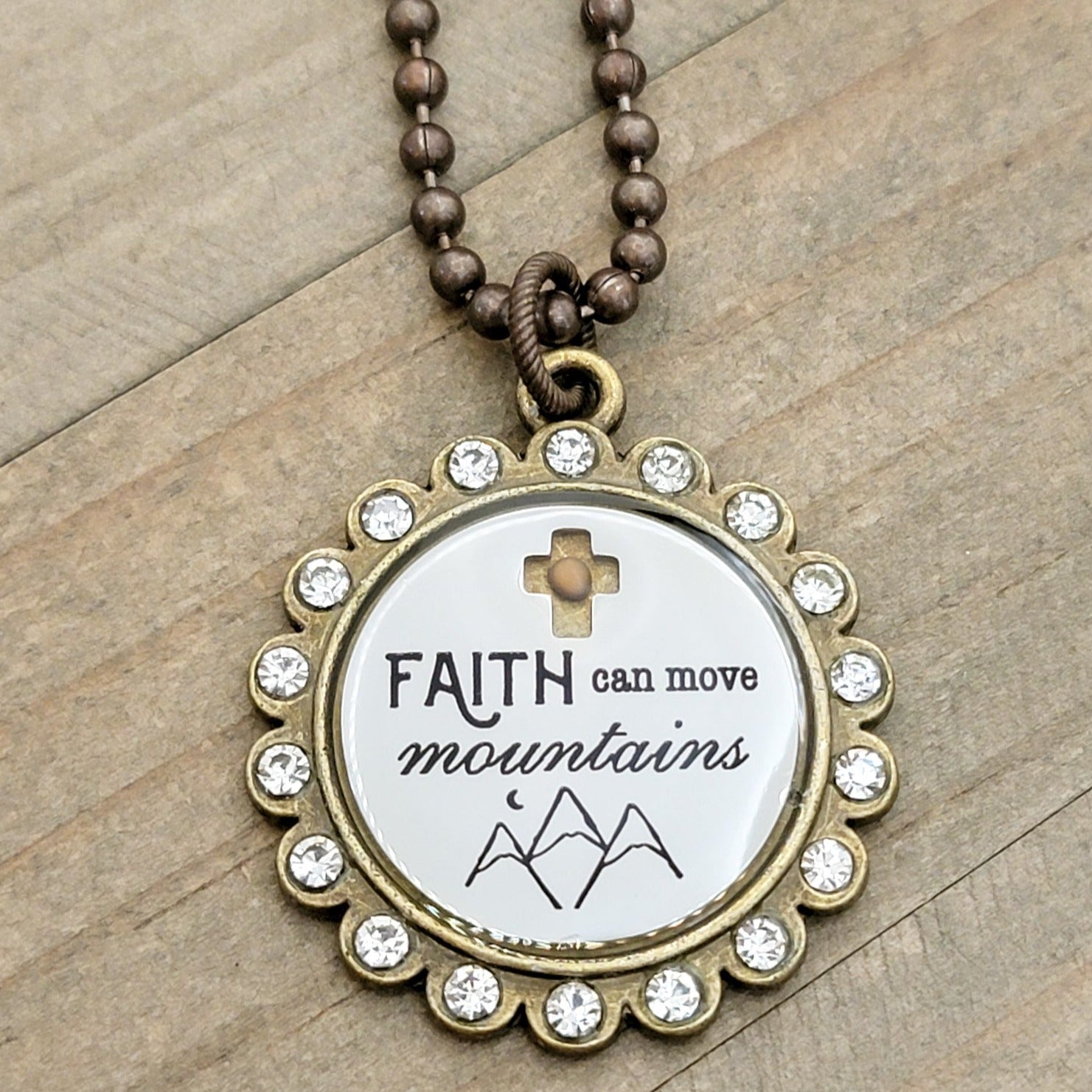 Faith Can Move Mountains Mustard Seed Necklace - Nicki Lynn Jewelry